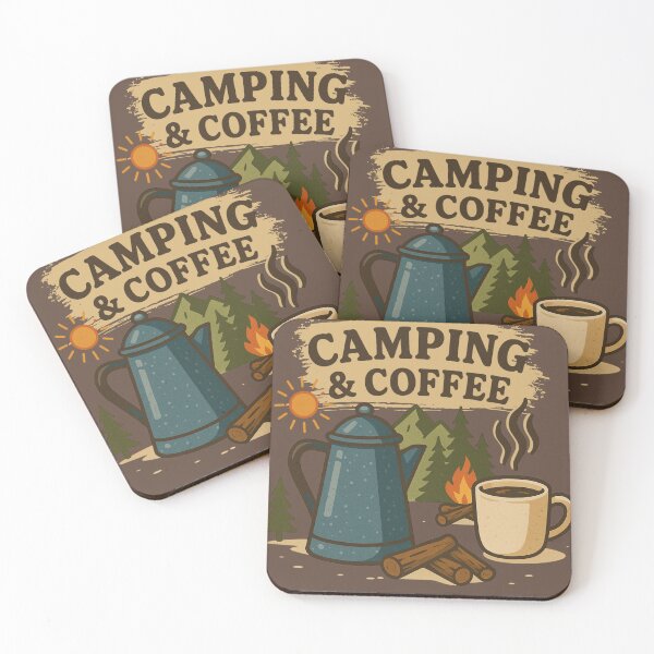 Item preview, Camping and coffee life designed and sold by Faith & Joy by Lulu.