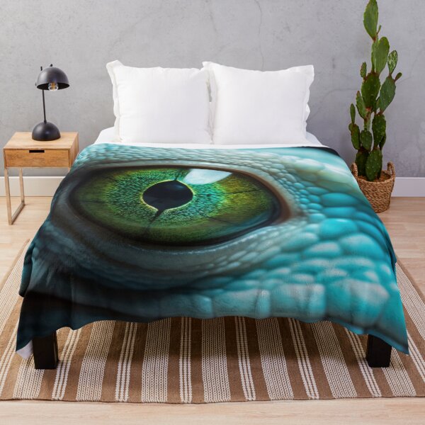 Item preview, Lizard chameleon closeup eye on black background designed and sold by anytka.