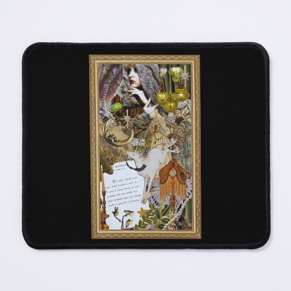Item preview, Unicorn Stevie Cottagecore Collage  designed and sold by StrangeBootique.