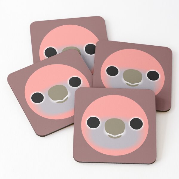 Item preview, The face of a Rosa Bourke's parrot designed and sold by INKOYADO.