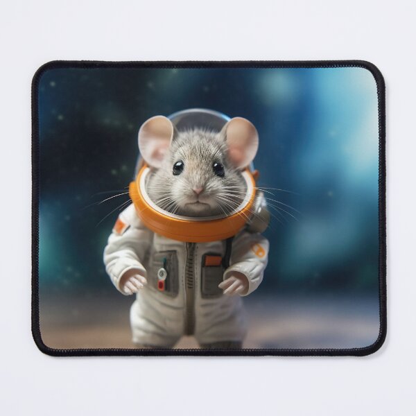 Item preview, Mouse astronaut in a space suit. Mouse with black eyes, nice, sweet animal, small nose. Colorful. Photo realistic, concept art, cinematic light designed and sold by anytka.