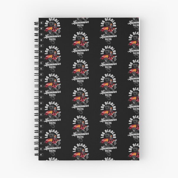 Item preview, Lawnmower Racing - Los Diablos - White - Lawn Mower Racing designed and sold by RaceDayRags.