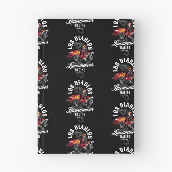 Item preview, Lawnmower Racing - Los Diablos - White - Lawn Mower Racing designed and sold by RaceDayRags.