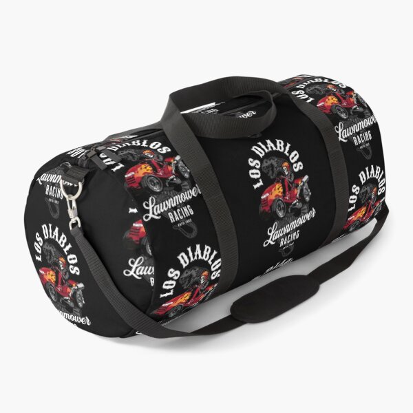 Item preview, Lawnmower Racing - Los Diablos - White - Lawn Mower Racing designed and sold by RaceDayRags.