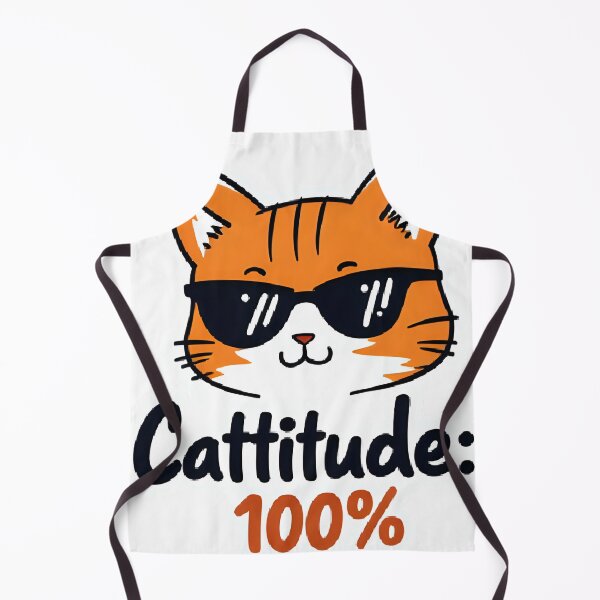 Item preview, Cattitude 100% – Cool Cat with Sunglasses designed and sold by CatLoverss.