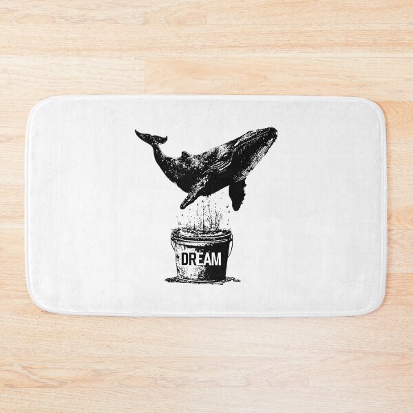 Item preview, Banksy Whale Leaping from a Bucket - Dream Big designed and sold by hamishby.