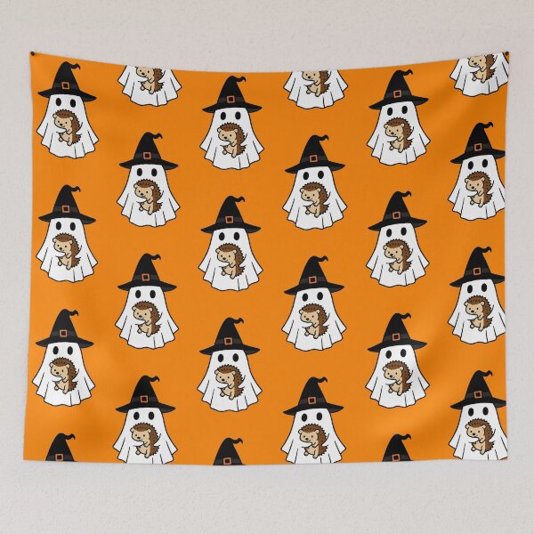 Item preview, Hedgehog Halloween Ghost Witch Hat Animal Lovers Boys Girls Kids designed and sold by FurryHavenPH.