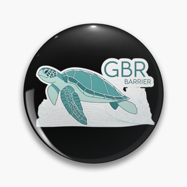 Item preview, Minimalist Sea Turtle: A Modern Great Barrier Reef Design designed and sold by Digital Dreams Arts.