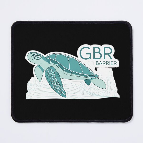 Item preview, Minimalist Sea Turtle: A Modern Great Barrier Reef Design designed and sold by Digital Dreams Arts.
