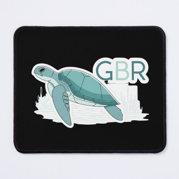 Item preview, Great Barrier Reef and Geometric Turtle: An Elegant GBR Graphic Art designed and sold by Digital Dreams Arts.
