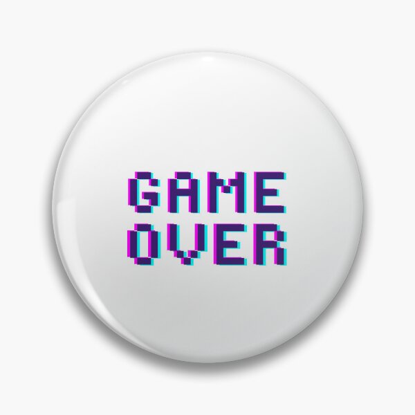 Item preview, Game Over Retro Gaming 8-Bit Type designed and sold by OVERSAI.
