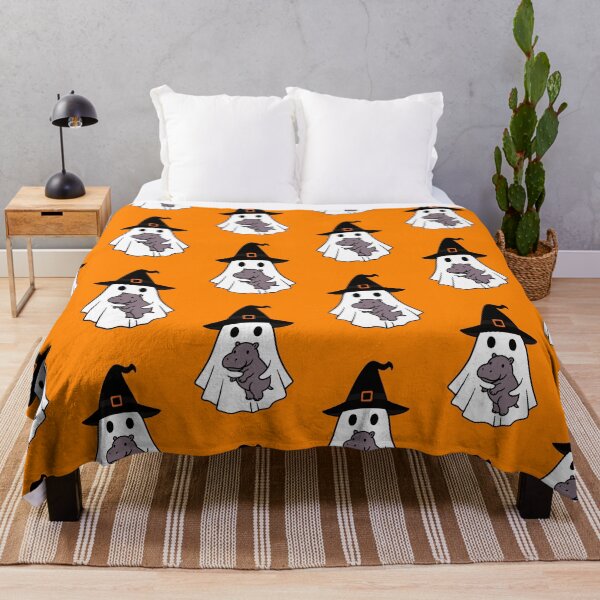Item preview, Hippopotamus Halloween Ghost Witch Hat Animal Lovers Boys Girls Kids designed and sold by FurryHavenPH.