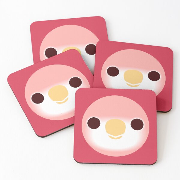 Item preview, The face of a Rubino Bourke's parrot designed and sold by INKOYADO.