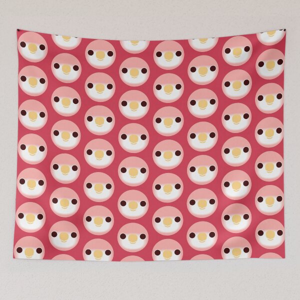 Item preview, The face of a Rubino Bourke's parrot designed and sold by INKOYADO.