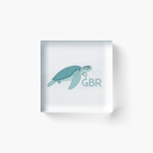 Item preview, Great Barrier Reef : A Clean and Simple Turtle Illustration designed and sold by Digital Dreams Arts.