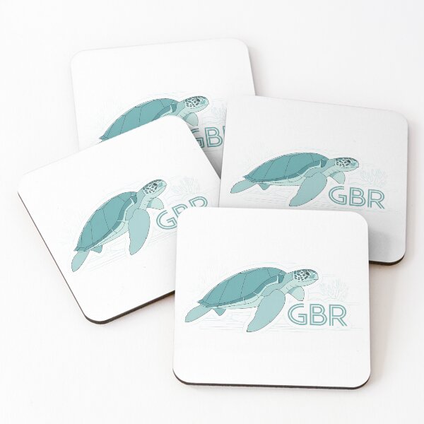 Item preview, Great Barrier Reef : A Clean and Simple Turtle Illustration designed and sold by Digital Dreams Arts.