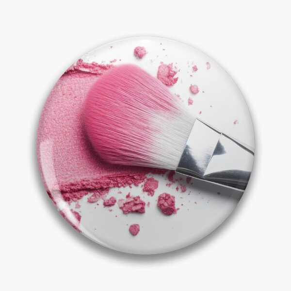 Artikelvorschau, Rosa Puder-Make-up-Pinsel entworfen und verkauft von anytka.