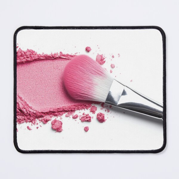 Item preview, Pink powder makeup brush designed and sold by anytka.