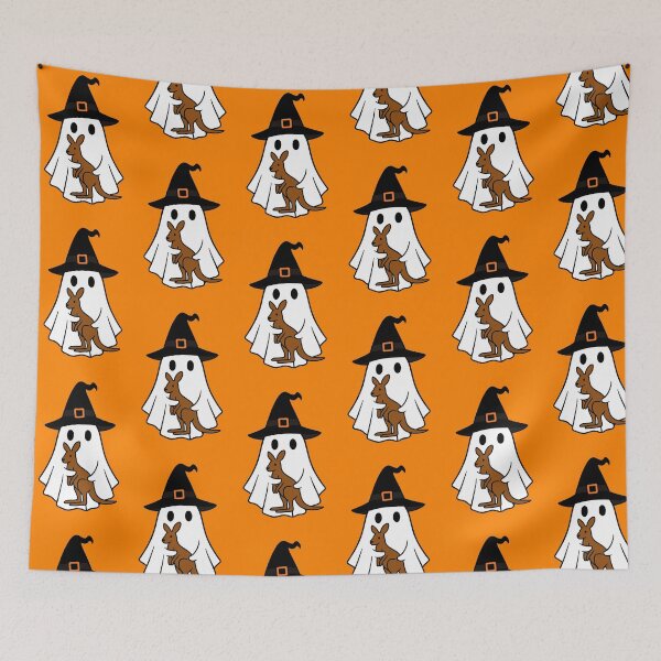Item preview, Kangaroo Halloween Ghost Witch Hat Animal Lovers Boys Girls Kids designed and sold by FurryHavenPH.