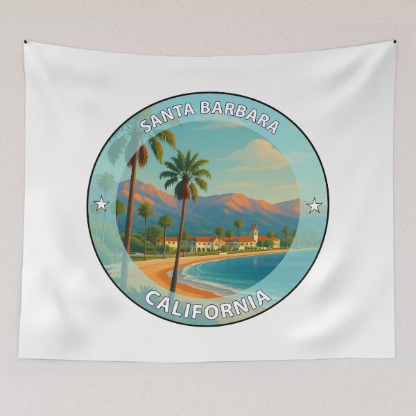 Item preview, Santa Barbara - California designed and sold by inkNext.