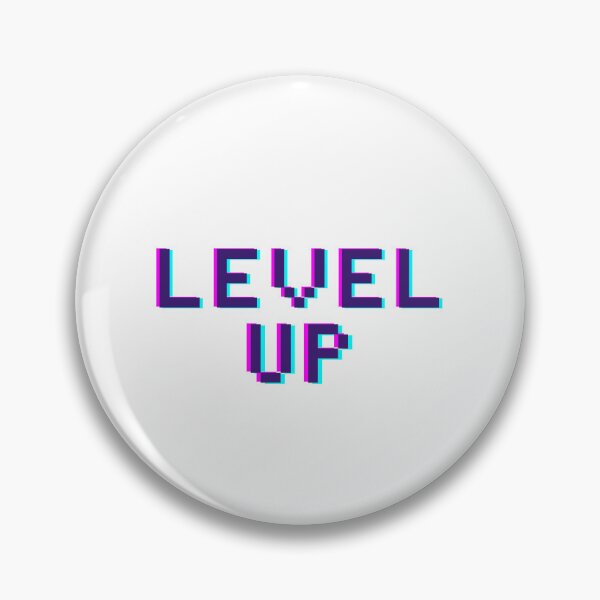 Item preview, Level Up Retro Gaming 8-Bit Type designed and sold by OVERSAI.