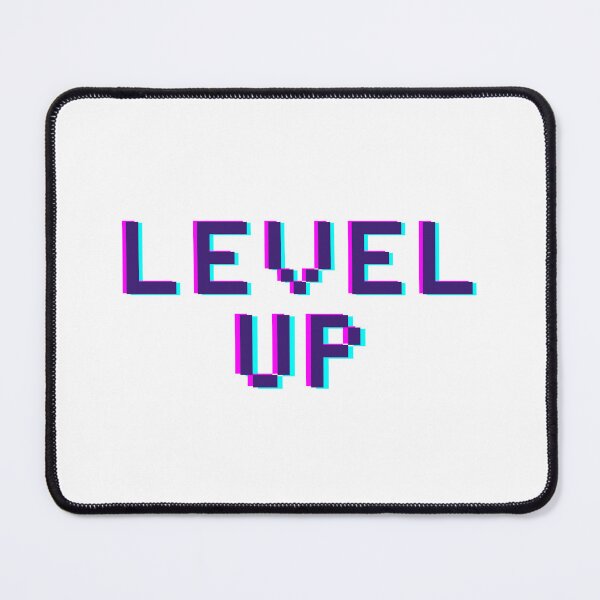 Item preview, Level Up Retro Gaming 8-Bit Type designed and sold by OVERSAI.