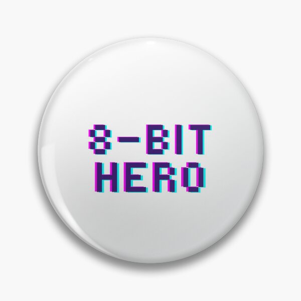 Item preview, 8-Bit Hero Retro Gaming 8-Bit Type designed and sold by OVERSAI.