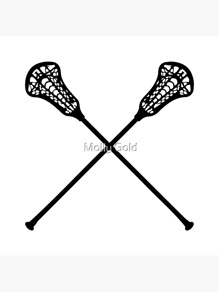Lacrosse Sticks  Art Board Print for Sale by Molly Gold