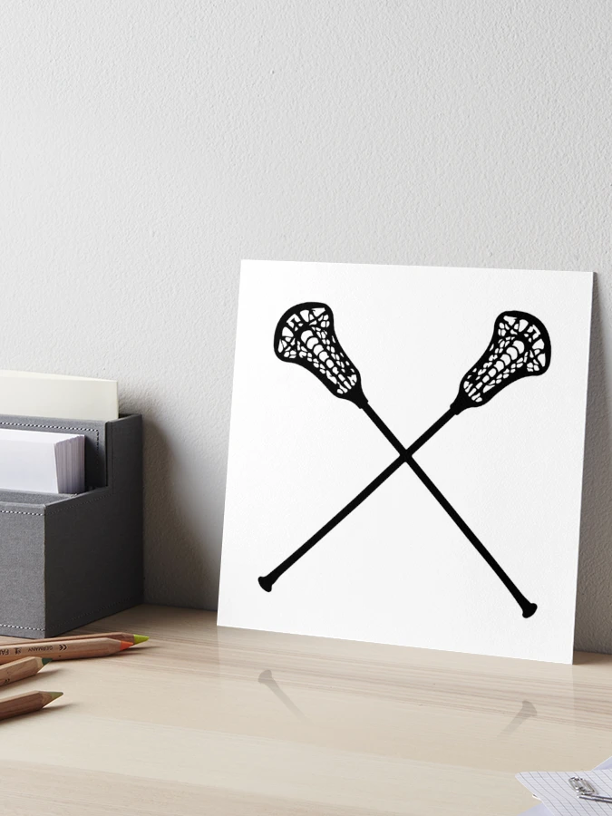 Lacrosse Sticks  Sticker for Sale by Molly Gold
