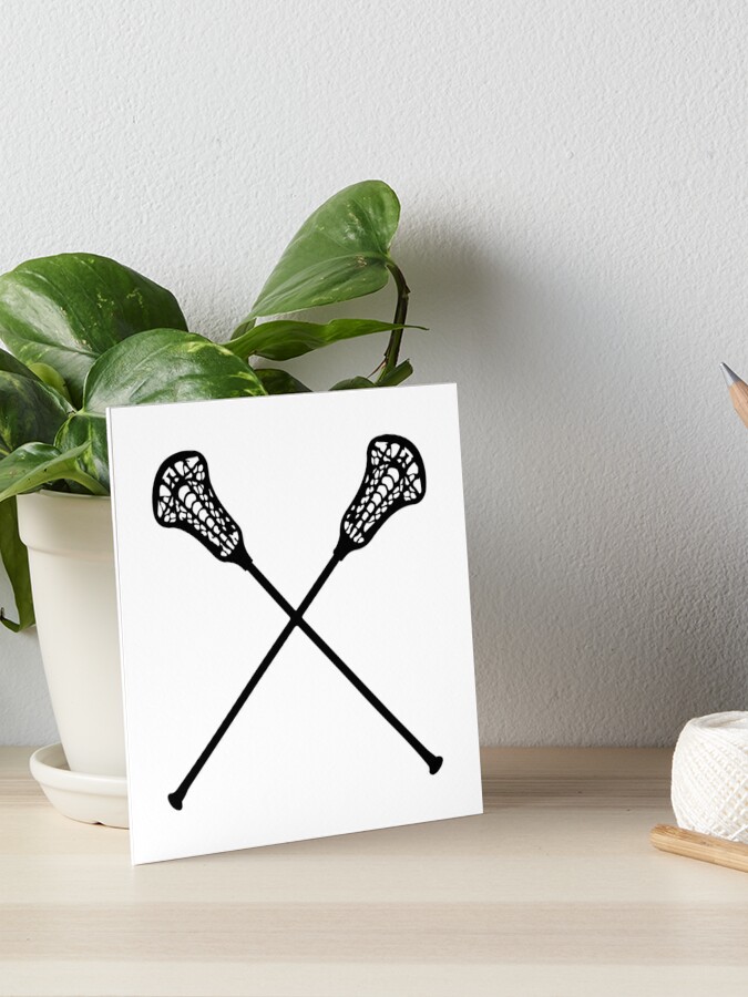 Lacrosse Sticks  Art Board Print for Sale by Molly Gold