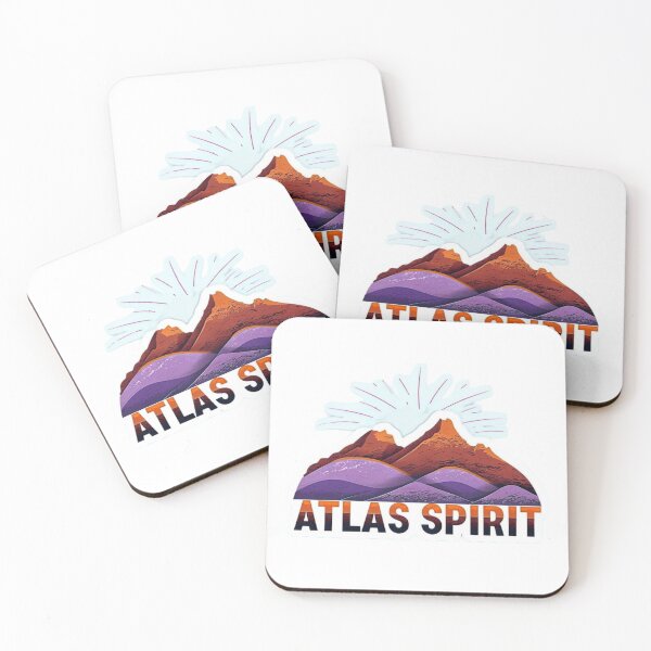 Item preview, Atlas Spirit – Layered Mountain Sticker designed and sold by Imaginarium of Chaos falcon88 .