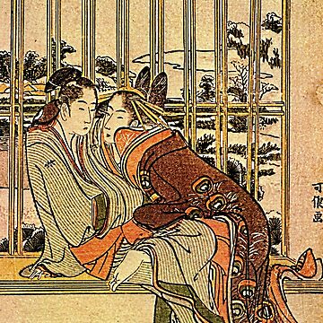 Artwork thumbnail, 'Couples' by Katsushika Hokusai (Reproduction) by Classic Visions Gallery