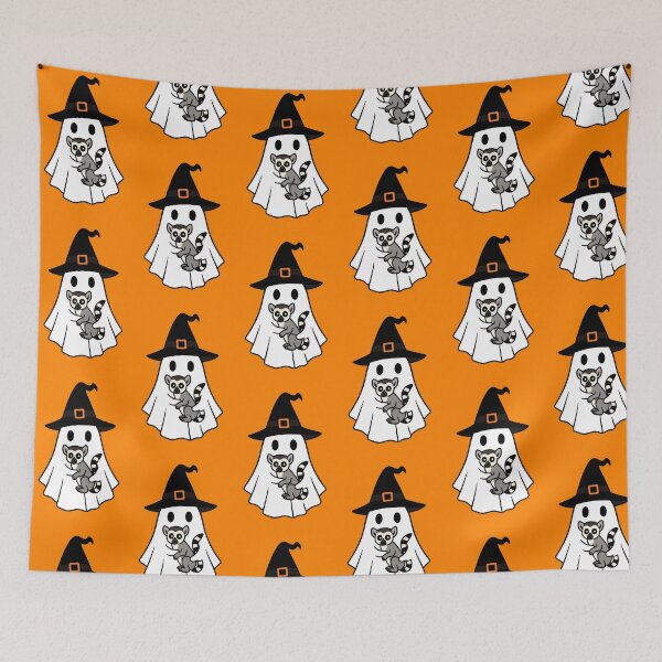 Item preview, Lemur Halloween Ghost Witch Hat Animal Lovers Boys Girls Kids designed and sold by FurryHavenPH.