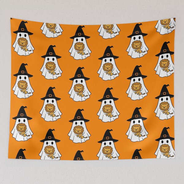 Item preview, Lion Halloween Ghost Witch Hat Animal Lovers Boys Girls Kids designed and sold by FurryHavenPH.