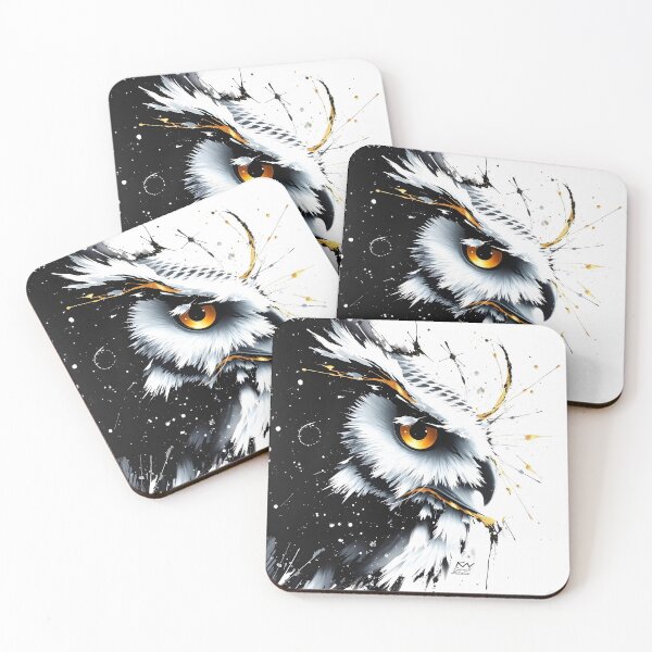 Item preview, White & black owl designed and sold by nataliakuruch.