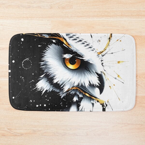Item preview, White & black owl designed and sold by nataliakuruch.