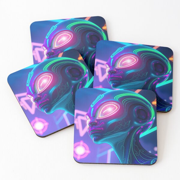 Item preview, Neon Visitor designed and sold by AlienButterfly.