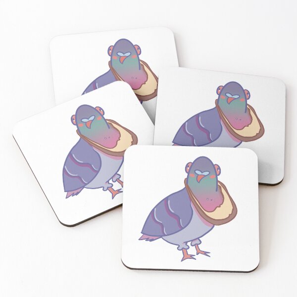 Item preview, pigeon with bread designed and sold by Lilla23.