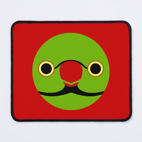 Item preview, The face of a normal male Rose-ringed parakeet designed and sold by INKOYADO.