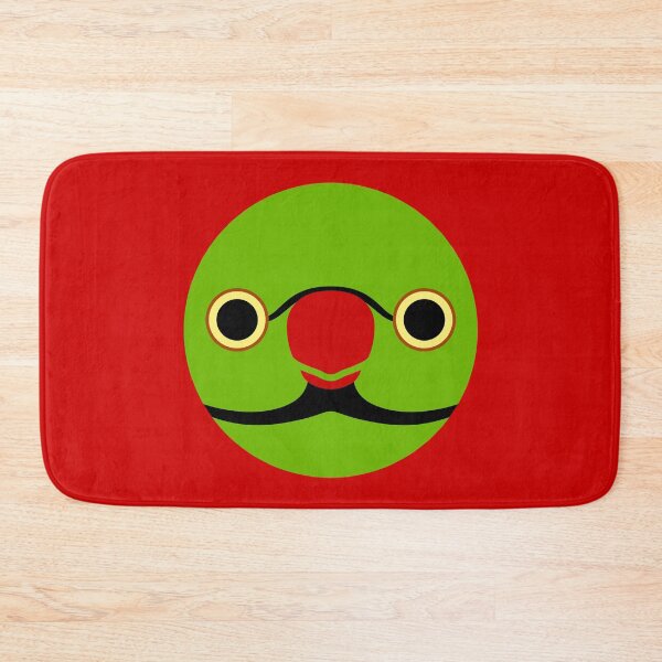 Item preview, The face of a normal male Rose-ringed parakeet designed and sold by INKOYADO.