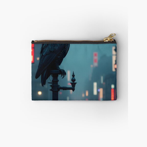 Item preview, Nocturnal Sentinel of the Neon City designed and sold by oanaunciuleanu.
