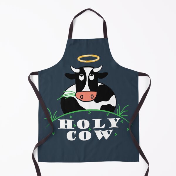 Item preview, Holy Cow Funny Cartoon Halo Design | Pun Humor designed and sold by d247.