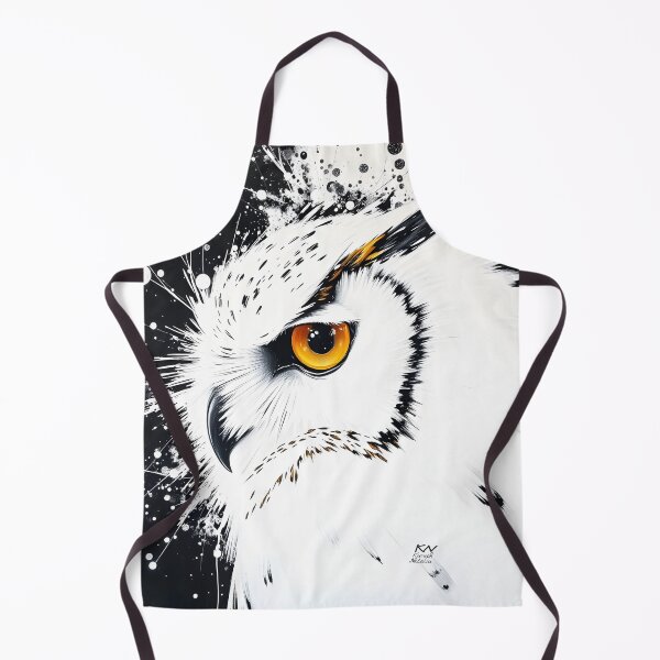 Item preview, White & black owl designed and sold by nataliakuruch.
