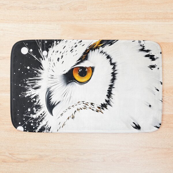Item preview, White & black owl designed and sold by nataliakuruch.
