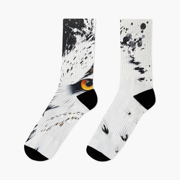 Item preview, White & black owl designed and sold by nataliakuruch.