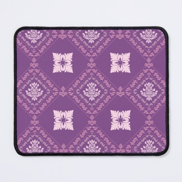 Item preview, Purple Floral Damask Seamless Background designed and sold by DesignByNui.
