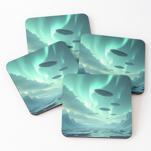 Item preview, Silent Voyage Under the Northern Lights designed and sold by oanaunciuleanu.