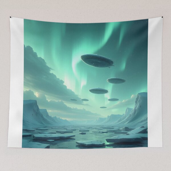 Item preview, Silent Voyage Under the Northern Lights designed and sold by oanaunciuleanu.