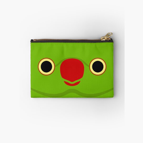 Item preview, The face of a normal female Rose-ringed parakeet designed and sold by INKOYADO.