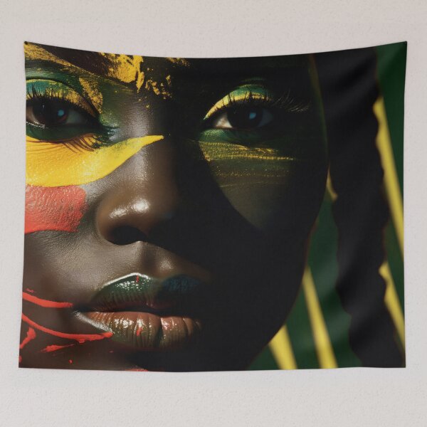 Item preview, Vibrant Essence: Abstract Portrait of a Woman designed and sold by anytka.